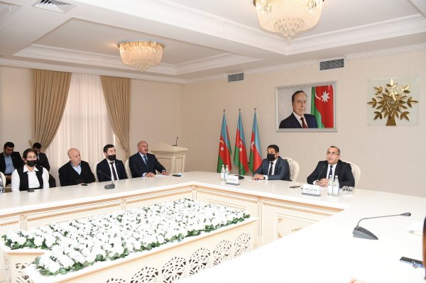 Sumqayıtda "44 Günlük Zəfərin ideoloqu" adlı tədbir keçirilib - FOTOLAR