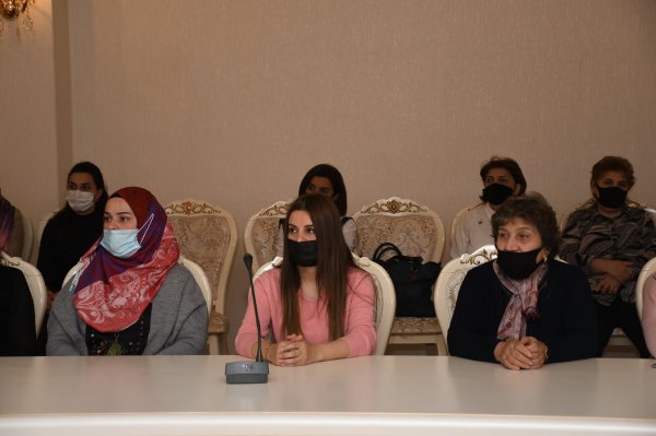 Sumqayıtda "44 Günlük Zəfərin ideoloqu" adlı tədbir keçirilib - FOTOLAR