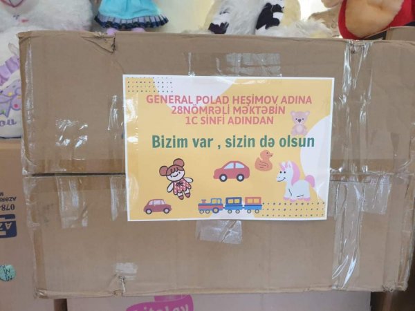 Sumqayıtda "Oyuncağını bağışla” -FOTO