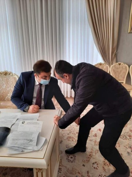 Deputat Sumqayıtda seçicilərinin problemlərini dinləyib -FOTOLAR