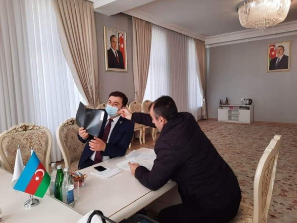 Deputat Sumqayıtda seçicilərinin problemlərini dinləyib -FOTOLAR