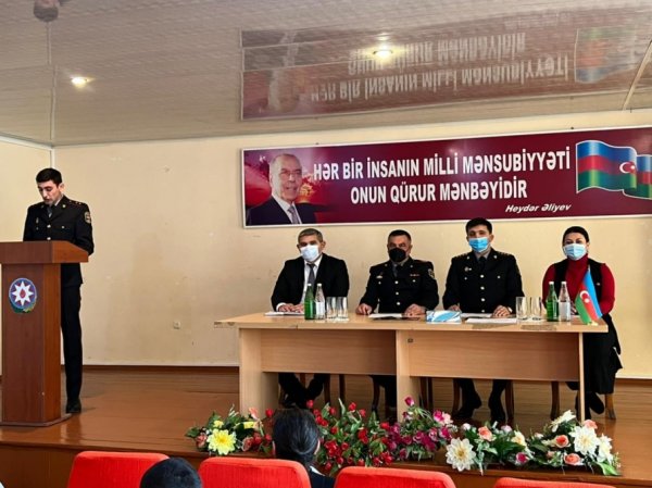 Sumqayıtda yerləşən Qubadlı məktəbində maarifləndirici tədbir keçirilib - FOTO