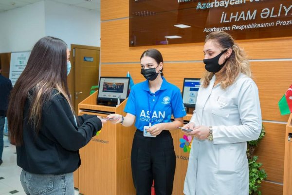 Sumqayıt regional “ASAN xidmət” mərkəzində aksiya keçirilib - FOTOLAR