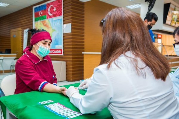 Sumqayıt regional “ASAN xidmət” mərkəzində aksiya keçirilib - FOTOLAR