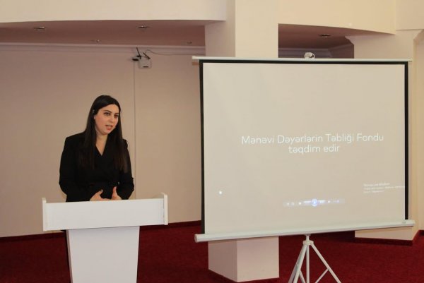 Sumqayıtda “Milli-mənəvi dəyərlərimiz gənclərin gözü ilə” mövzusunda tədbir keçirilib -FOTOLAR