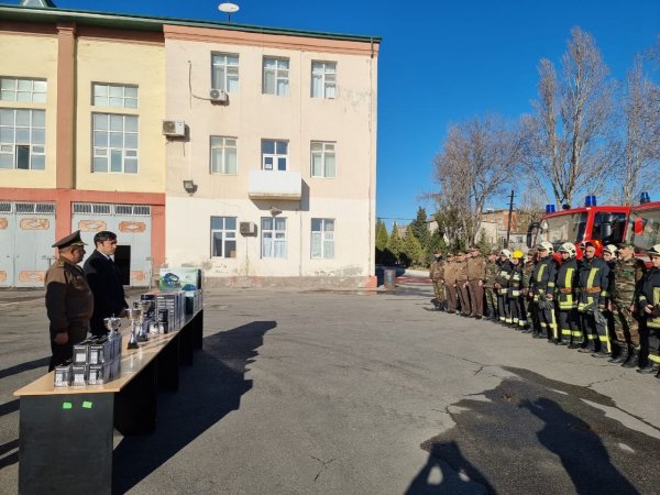 Sumqayıt yanğınsöndürənləri “Ən yaxşı manqa”  adını qazandılar - FOTOLAR