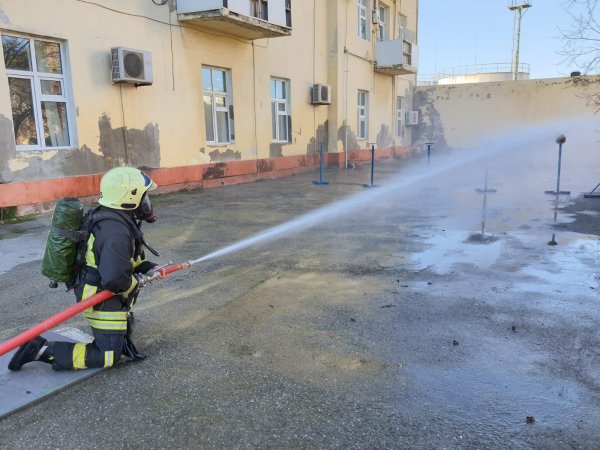 Sumqayıt yanğınsöndürənləri “Ən yaxşı manqa”  adını qazandılar - FOTOLAR