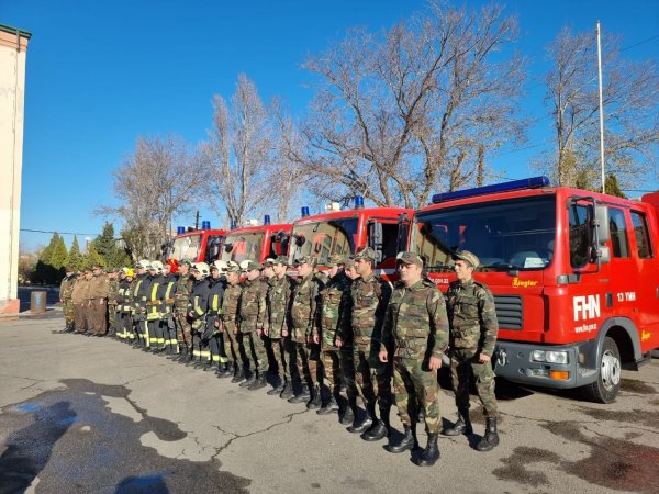 Sumqayıt yanğınsöndürənləri “Ən yaxşı manqa”  adını qazandılar - FOTOLAR