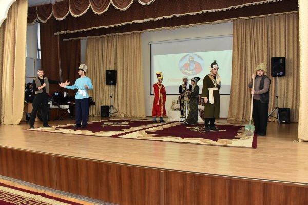 Sumqayıt Dövlət Universitetində  “Hikmət xəzinəsi”adlı bədii  kompozisiya keçirilib -FOTO