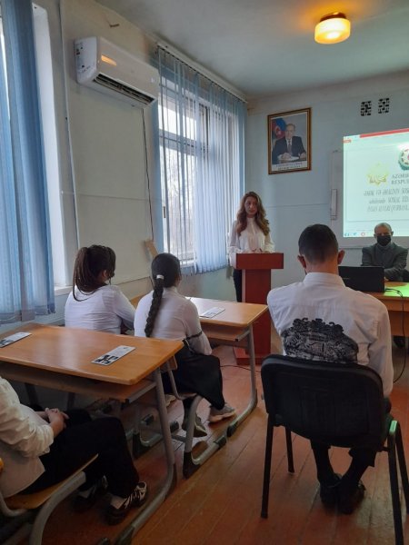 Sumqayıt Dövlət Peşə Təhsil Mərkəzində maarifləndirici tədbir keçirilib - FOTOLAR