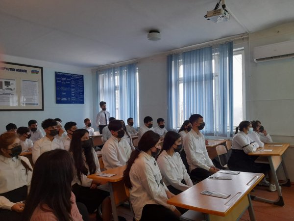 Sumqayıt Dövlət Peşə Təhsil Mərkəzində maarifləndirici tədbir keçirilib - FOTOLAR