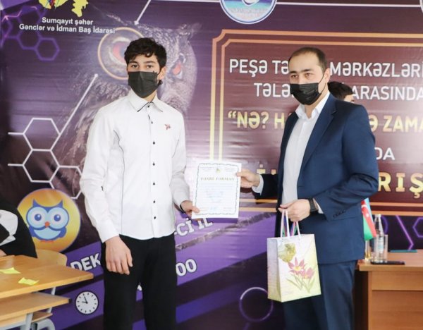 Xidmət Sahələri üzrə  Sumqayıt Dövlət Peşə Təhsil Mərkəzinin “Dəmir Yumruq komandası qalib oldu - FOTOLAR
