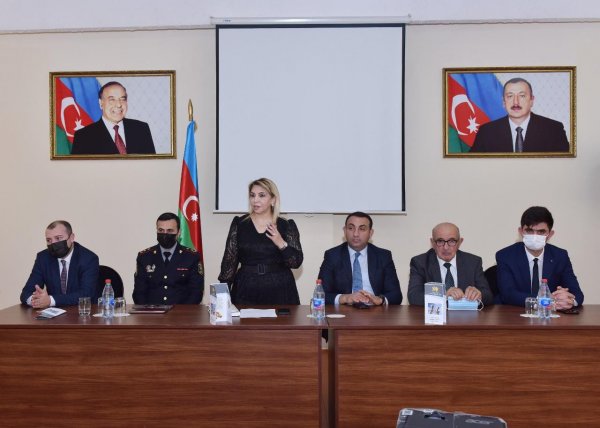 Sumqayıtda “Gəncləri Dini radikalizm – ekstremizm və narkomaniyanın zərərli təsirlərindən qoruyaq“ adlı görüş keçirildi - FOTOLAR