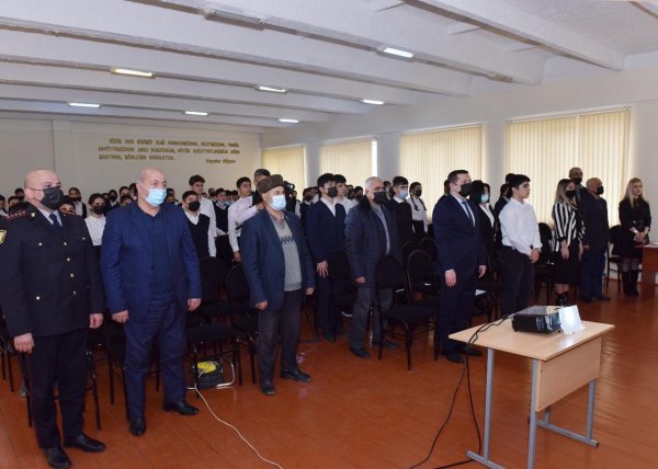 Sumqayıtda “Gəncləri Dini radikalizm – ekstremizm və narkomaniyanın zərərli təsirlərindən qoruyaq“ adlı görüş keçirildi - FOTOLAR