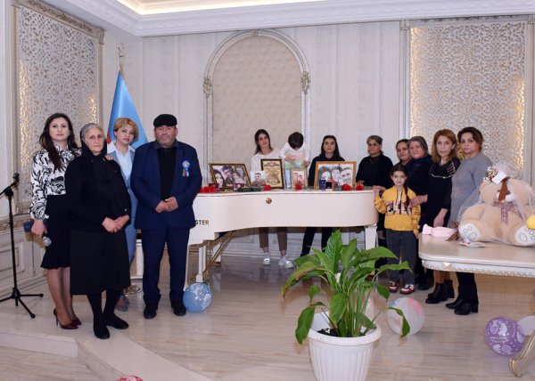 Sumqayıtda şəhid Elgün Abbaslının övladının ad günü qeyd olunub -FOTO