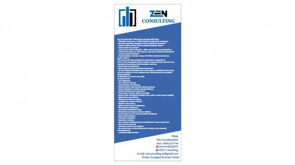 Sumqayıtda "ZEN CONSULTİNG" xidmətinizdə: biznesinizin etibarlı tərəfdaşı