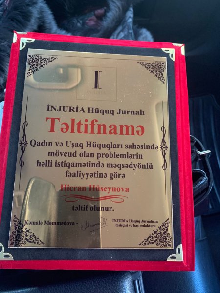 Hicran Hüseynova Qadın Hüquqşünasların Birinci Forumunda iştirak edib -FOTO