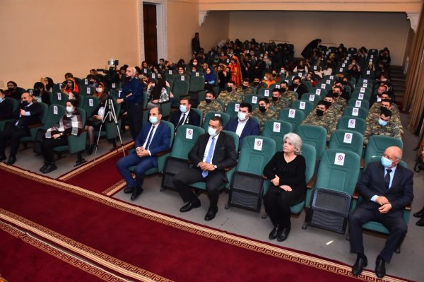 Sumqayıtda N.Nərimanov adına Mədəniyyət Mərkəzində Aşıq Ələsgərin yubileyi münasibəti ilə tədbir keçirilib - FOTOLAR