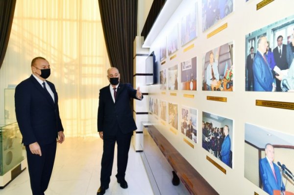 Prezident AZƏRTAC-ın yeni binasında - FOTOLAR