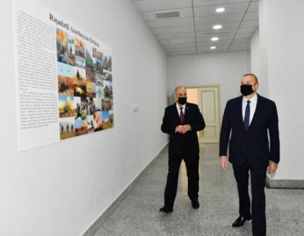 Prezident AZƏRTAC-ın yeni binasında - FOTOLAR