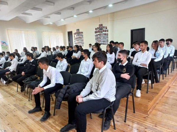 Sumqayıtda narkomaniyaya qarşı mübarizə çərçivəsində maarifləndirici tədbirlər davam edir -FOTOLAR