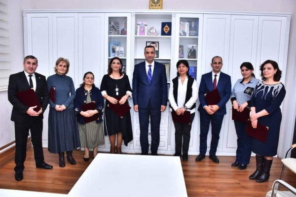Sumqayıtda mədəniyyət işçiləri təltif olunub -FOTOLAR