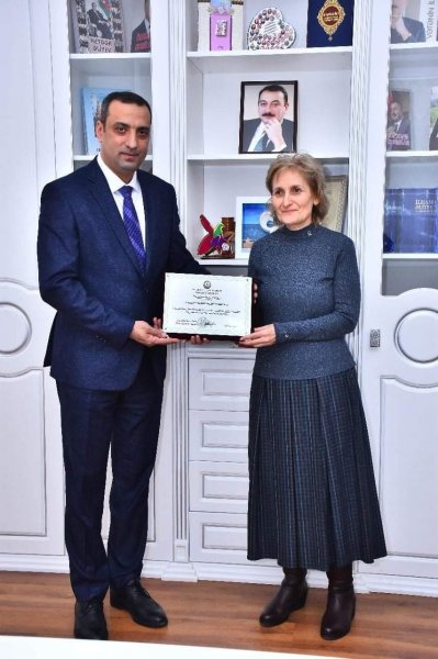 Sumqayıtda mədəniyyət işçiləri təltif olunub -FOTOLAR