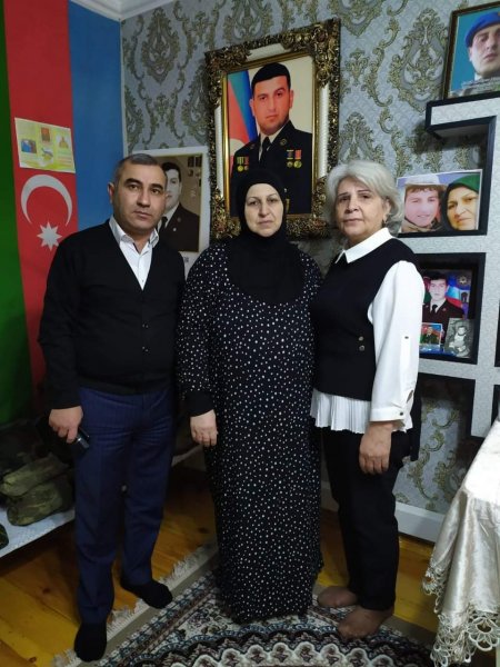 Sumqayıtda şəhid ailələri bayram ərəfəsində yad edilib -FOTOLAR