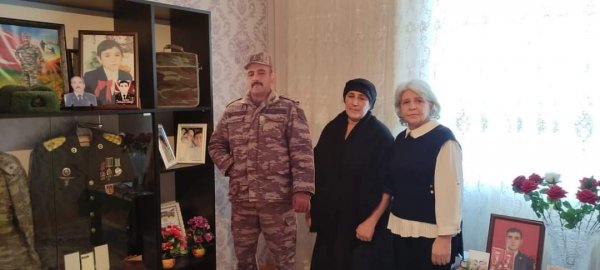 Sumqayıtda şəhid ailələri bayram ərəfəsində yad edilib -FOTOLAR