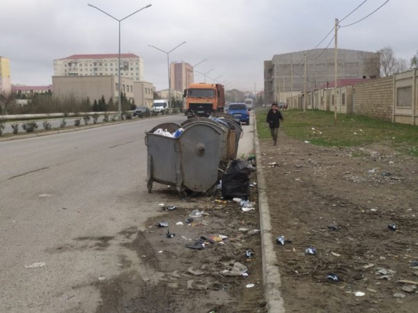 Sumqayıtın bu küçəsində problemlər bitmir - FOTOLAR