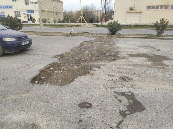 Sumqayıtın bu küçəsində problemlər bitmir - FOTOLAR