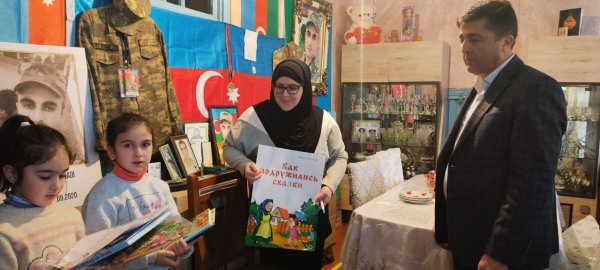 Xızı rayon nümayəndəliynin əməkdaşları bayram günlərində şəhid ailələrini ziyarət ediblər - FOTOLAR