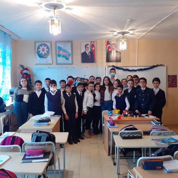 Sumqayıtda şagirdlərə ekoloji problemlər və yenidən emalla bağlı biliklər verilib - FOTOLAR