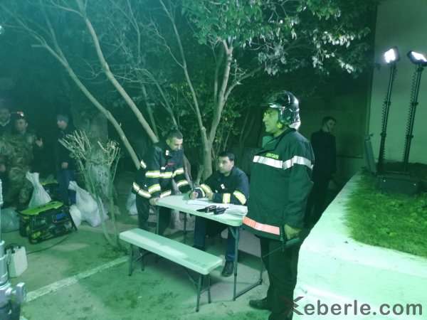 Sumqayıtda xəstəxanada baş verən yanğından görüntülər... - VİDEO (FOTOLAR)