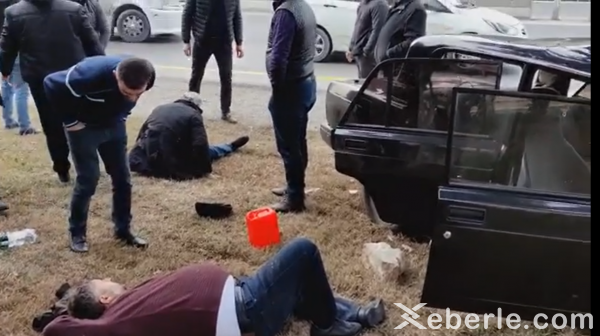 Sumqayıt yolunda ağır qəza: yaralılar var (FOTOLAR)