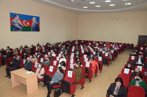 Sumqayıt Regional Mədəniyyət İdarəsinin rəis müavini İlham Əhmədov Qubadlı rayon nümayəndəliyində müşavirə keçirib - FOTO