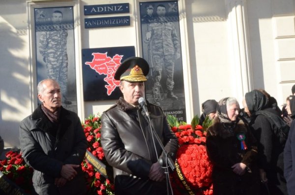 Sumqayıtda Vətən müharibəsi şəhidlərinin xatirəsinə həsr olunmuş barelyefin açılışı olub -FOTO