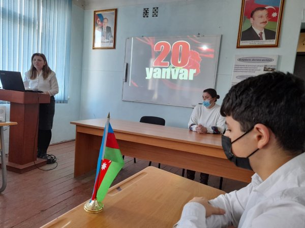 Xidmət Sahələri üzrə Sumqayıt Dövlət Peşə Təhsil Mərkəzində 20 Yanvar şəhidlərinin xatirəsi yad edilib - FOTO