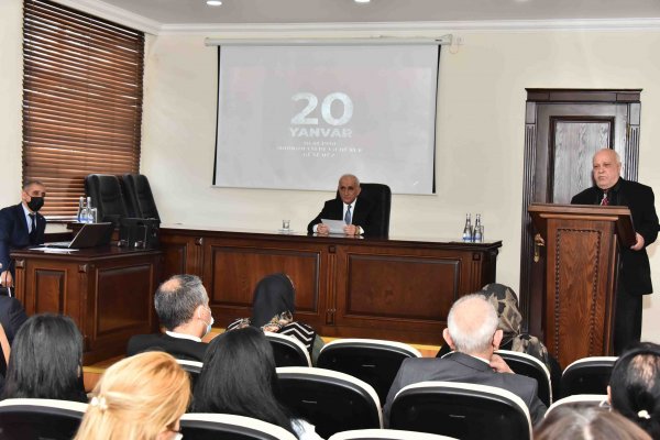 SDU-da 20 Yanvar faciəsinin 32-ci ildönümünə həsr olunmuş tədbir keçirilib - FOTOLAR