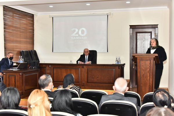 SDU-da 20 Yanvar faciəsinin 32-ci ildönümünə həsr olunmuş tədbir keçirilib - FOTOLAR
