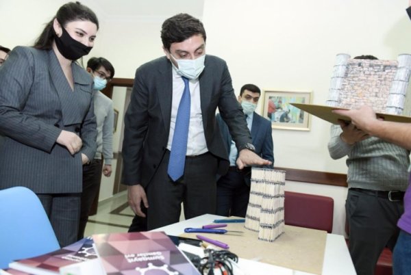 Gənclər və İdman naziri Sumqayıtda görüş keçirib -FOTOLAR