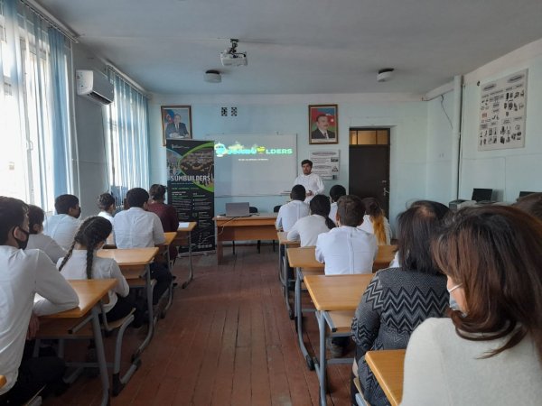 Xidmət Sahələri üzrə Sumqayıt Dövlət Peşə Təhsil Mərkəzində bu tələbələr üçün seminar keçirilib - FOTOLAR