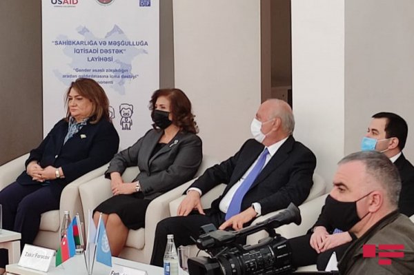 Sumqayıtda Qadın Resurs Mərkəzinin açılışı olub - FOTO