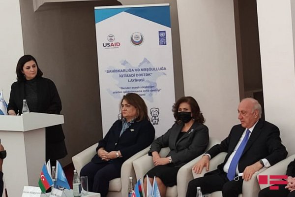 Sumqayıtda Qadın Resurs Mərkəzinin açılışı olub - FOTO