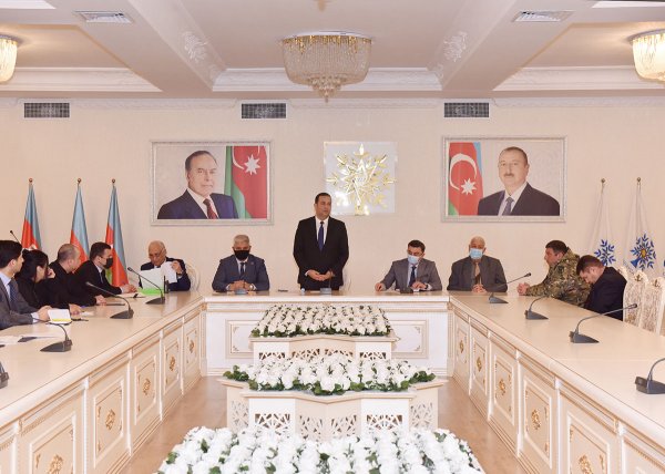 Sumqayıt Əlaqələndirmə Mərkəzinin növbəti iclası keçirilib - FOTOLAR