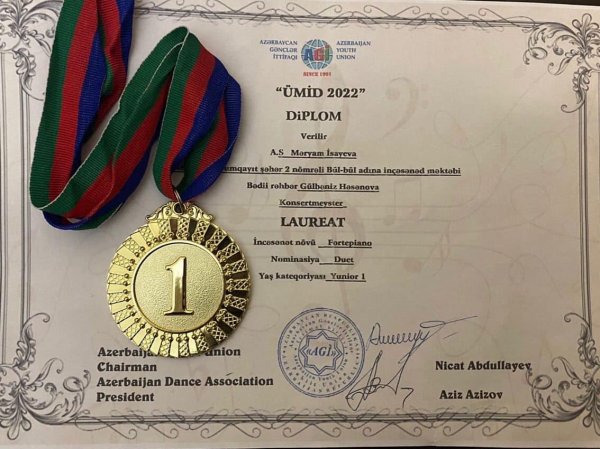 Sumqayıtlı şagird qalib oldu - FOTO