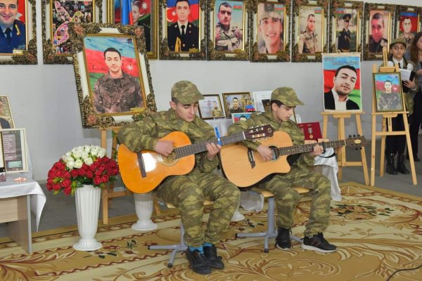 Sumqayıtda şəhid Qubad Əliyevin xatirəsinə həsr olunmuş tədbir keçirilib -FOTOLAR