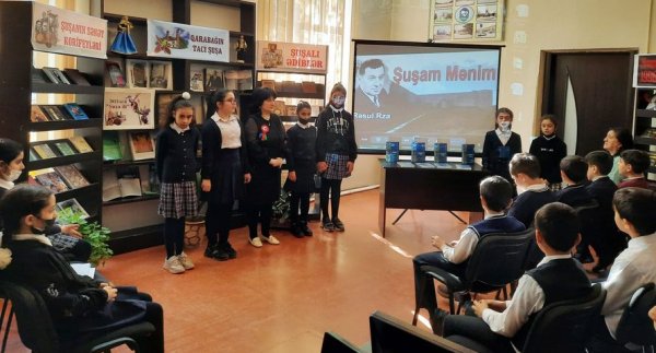 Sumqayıtda “Şuşa ili” adlı ədəbi-bədii kompozisiya nümayiş etdirilib - FOTO