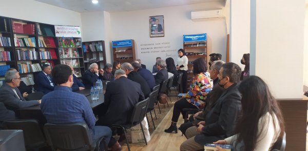 Sumqayıtda yazıçı-publisist Arif Ərşadın kitabının təqdimatı keçirilib - FOTOLAR