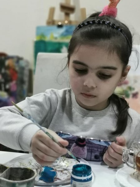 Sumqayıtda Nigar Arifin "Rənglərin harmoniyası”ndan FOTOLAR
